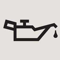 Skoda Octavia engine oil pressure dashboard warning light symbol