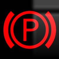 Skoda Octavia handbrake dashboard warning light symbol