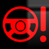 Skoda Octavia power steering failure dashboard warning light symbol