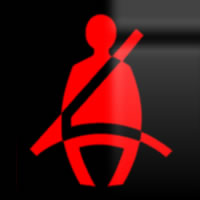 Skoda Octavia seat belt dashboard warning light symbol