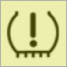 BMW 3 Series tyre pressure monitor warning dashboard light symbol