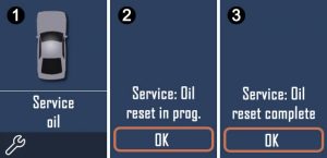 Ford Mondeo / Ford Fusion engine oil service reset procedure