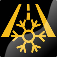 Ford Mondeo / Ford Fusion frost warning (snowflake) dashboard warning light symbol